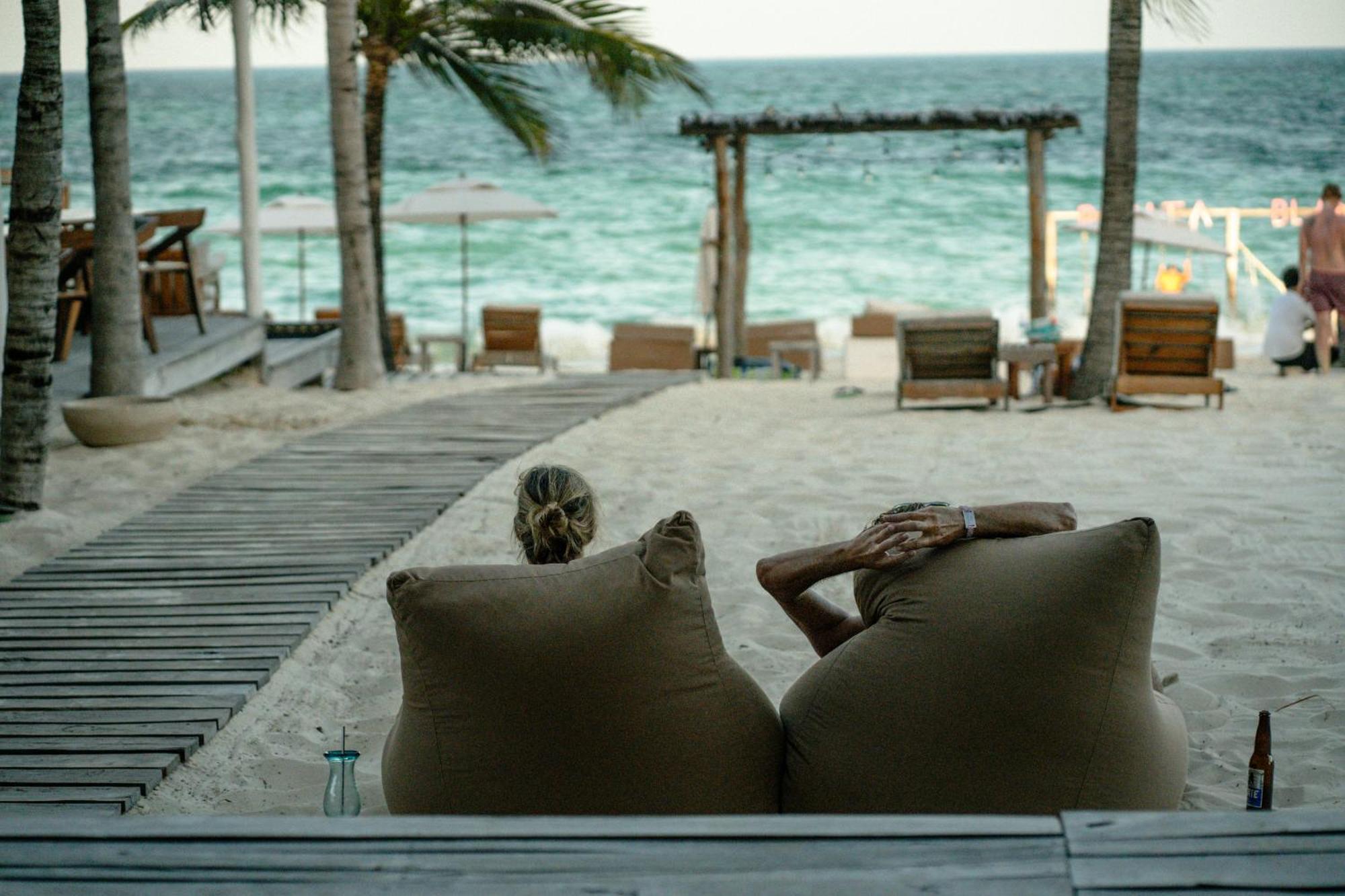 Punta Blanca Beach House Cancún Buitenkant foto