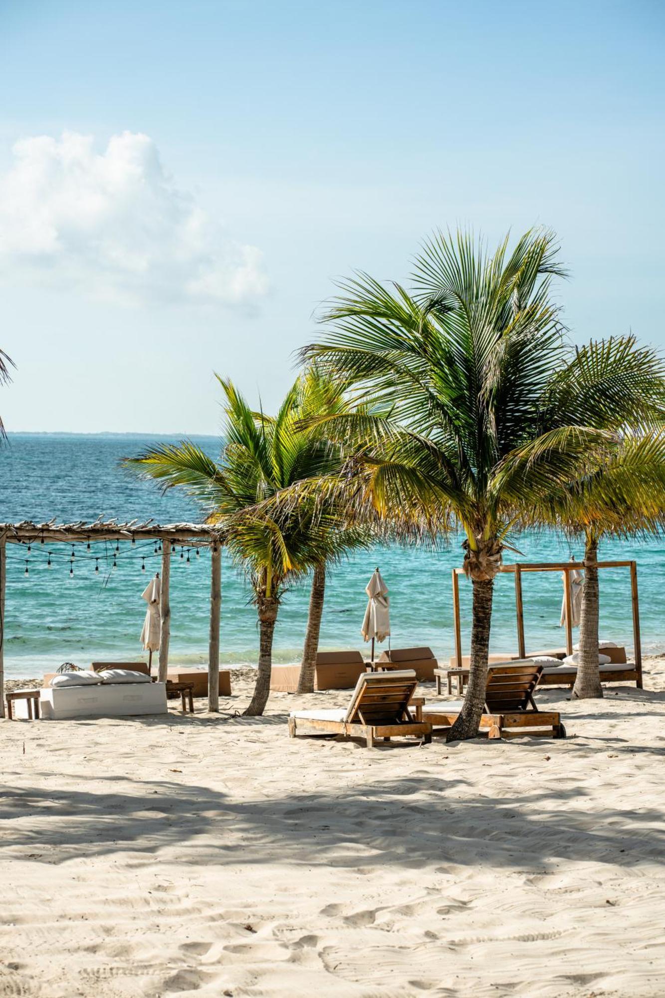 Punta Blanca Beach House Cancún Buitenkant foto